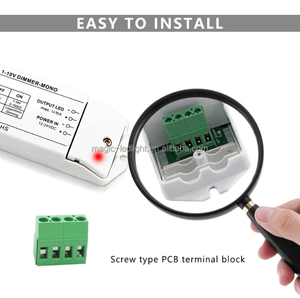 BC-331-CC 1 Channel Constant Current Maximum 2400mA <strong>Pwm</strong> 0-10v Push Dim <strong>Input</strong> <strong>Led</strong> Light Dimming Controller Dimmer 010v - Product Image 2