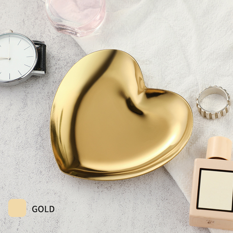 Gold-heart shaped