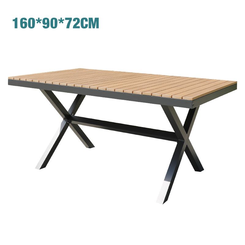 wood rect table
