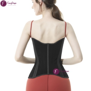 19 thép xương Latex đồng hồ cát eo huấn luyện viên cong Shaper công ty nén Push-Up Bust Cincher Corset Shapewear thoáng khí - Product Image 3