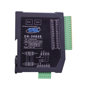 8-hイーサネット/IPアナログ入力モジュールPT100/PT1000/RS485 Modbus-RTU入力および出力用温度取得 (IO) - Product Image 1