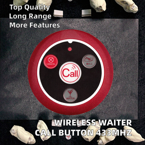 Khách sạn nhà hàng gọi hệ thống nút gọi dịch vụ người phục vụ khách hàng máy nhắn tin đặt hàng buzzer - Product Image 3