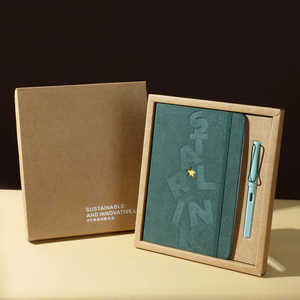 Grosir Set hadiah item Notebook bisnis promosi hadiah Notebook beludru Belanda mudah terurai kustom hadiah untuk kantor - Product Image 2