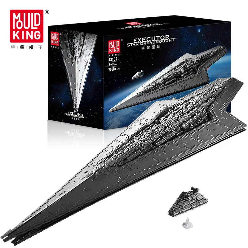 Vendita diretta in fabbrica stampo King 13134 esecuzione stella distruttore nave guerra giocattoli per bambini MOC giocattolo Building Block set per regalo per bambini