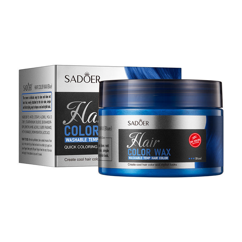 Argile coiffante bleue