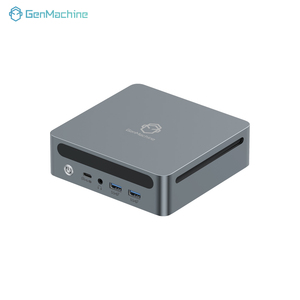 Unidade de Sistema GenMachine Desktop AMD R5 LPDDR5 Max 16GB Win11 Dual Band Wifi BT Alto Desempenho Desktop Gaming amd Mini PC