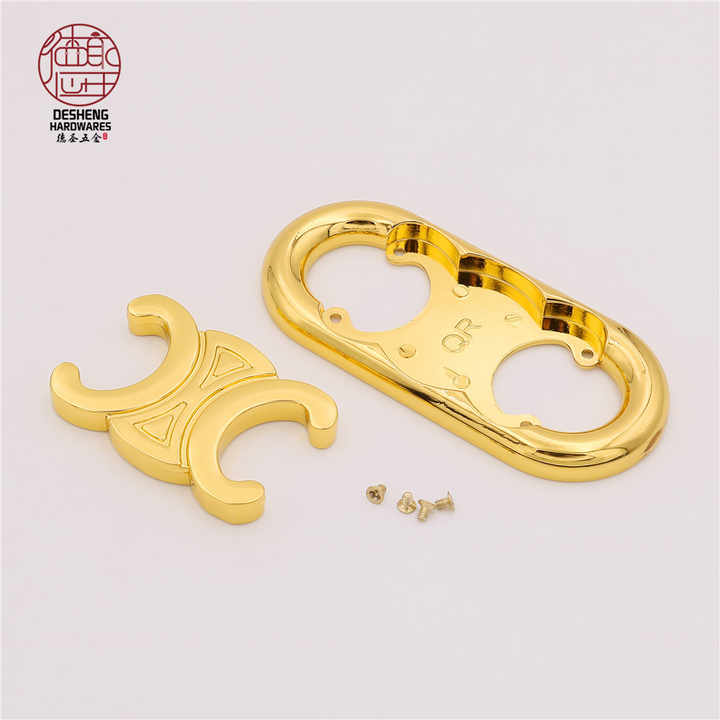Purse Metal Clasp Buckle Fasteners Snap Clip Lock Decorative Buckle for Bags