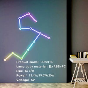 RGBゲーミングルーム用ゲーミングライトBluetooth APPコントロールスマートLEDライトバーホームデコレーションスマートホームライト - Product Image 4