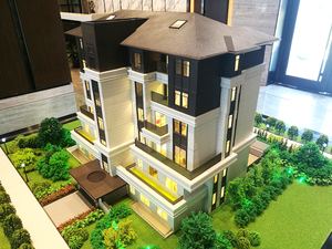 Modern Single Building Miniature House <strong>Model</strong> Plastic Residential <strong>Architectural</strong> <strong>Design</strong> for <strong>3D</strong> Projects - Product Image 2