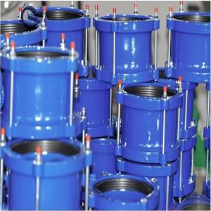 DN100 109-128フレキシブルユニバーサルフランジアダプターカップリングPN10 PN16パイプ継手HDPE PVC PEダクタイル鉄チェックバルブ - Product Image 4