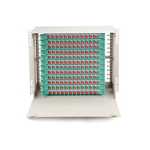 Customized 144 Cores Optic Fiber Distribution Frame 19&quot; Rackmount 144 Fiber ODF <strong>Patch</strong> <strong>Panel</strong> <strong>with</strong> SC LC APC UPC Connectors - Product Image 2