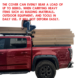 ตัวครอบกระบะแบบแบนทำจากอลูมิเนียมแข็งแรงรับน้ำหนักได้รุ่นที่ใช้ได้กับรถ <span class=keywords><strong>Ford</strong></span> Raptor โมเดลรถกระบะประเภทนั้น - Product Image 4