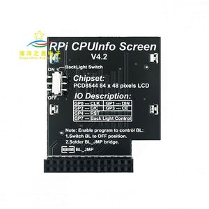 1,6-Zoll-TN-LCD-Bildschirm mit Hintergrund beleuchtungs schalter Kompatibles CPU-Info-Display für Raspberry Pi 3B - Product Image 3