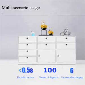 メールボックスおよび家庭用家具キャビネット用のスマート指紋南京錠亜鉛合金引き出しロック - Product Image 4
