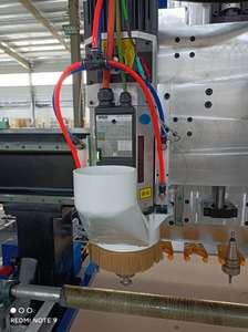 Máquina de tallado de fabricación de muebles de madera enrutador CNC ATC de 4 ejes con sierra balde - Product Image 6