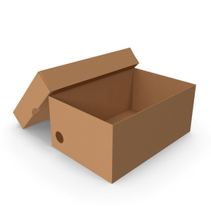 Impresión de logotipos Caja de archivo de cartón corrugado para banquero Almacenamiento de papel Caja marrón para documentos en movimiento con tapa y asas - Product Image 2