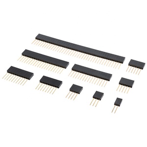 2,54mm einreihige Buchse mit langen Stiften 11 PCB Board Pin Header Socket Connector 1 ** 2 ~ 20PIN 40P - Product Image 1