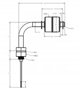 Customized Stainless Steel High <strong>Temperature</strong> Side-Mounted Liquid Level <strong>Control</strong> L Shape Water Tank Float Switch Factory - Product Image 5