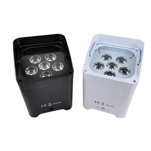 Güçlü kablosuz WIFI uzaktan kumanda yukarı aydınlatma 6x18w rgba uv app app pilli led par - Product Image 1