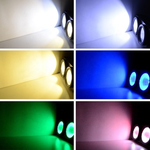 กระบวยขนาดใหญ่2ตา cob ไฟพาร์2X100W สีขาวนวลอบอุ่น200W LED พาร์ไลท์ควบคุม DMX512 LC006 - Product Image 2