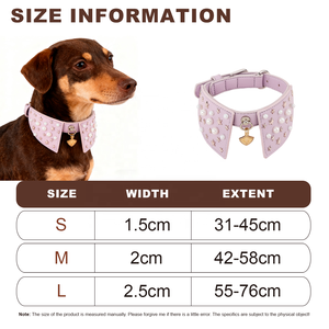 <span class=keywords><strong>Collar</strong></span> de perro con perlas ostentosas de microfibra de lujo con decoración personalizada, <span class=keywords><strong>Collar</strong></span> de perro con diamantes de imitación de cuero vegano al por mayor para cachorro mediano - Product Image 4