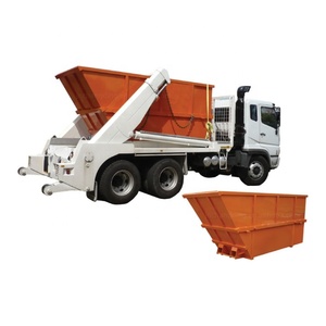 Reciclagem Industrial Aço Dumpster Fabricante Personalizado Construção Waste Collection Skip Bins Hook Llift <span class=keywords><strong>Container</strong></span>