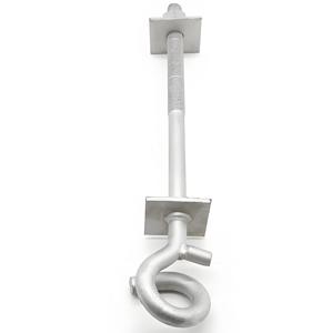 ADSSサスペンションクランプホットDIP亜鉛メッキ<span class=keywords><strong>J</strong></span>フックボルトポール