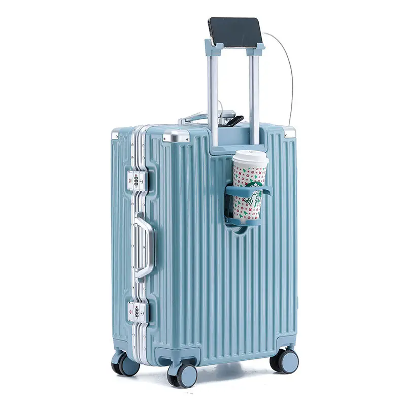 Bán buôn OEM nhôm hành lý hành lý Túi du lịch nhôm Vali