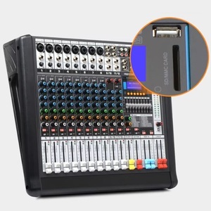 SHILE professionale uscita telecomando 12ch BT Audio Mixer Console con DSP - Product Image 1
