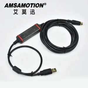 Amsamotion AMX-USBACAB230(BLK) programmazione/cavo dati RS485 interfaccia di comunicazione compatibile con PLC DVP ES/EX/EH/EC Series - Product Image 2