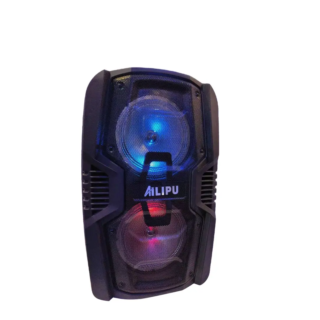 Altoparlante PA professionale Wireless ricaricabile ad alta voce con cassa audio per Karaoke carrello PA altoparlante Sbwoofer altoparlante a fiamma di grande potenza