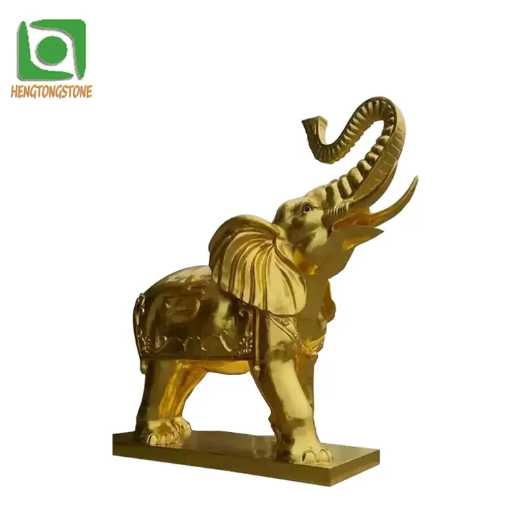 Güzel bronz fil heykeli dekorasyon için