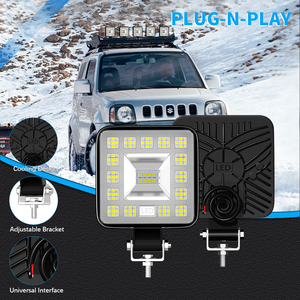 <strong>10x</strong> <strong>LED</strong> Light Bar 4 In. Pods Work Light Spot &amp; Flood Combo Beam Off-Road Bar Driving Light W/ Mounting Bracket for Truck ATV SUV - Product Image 2