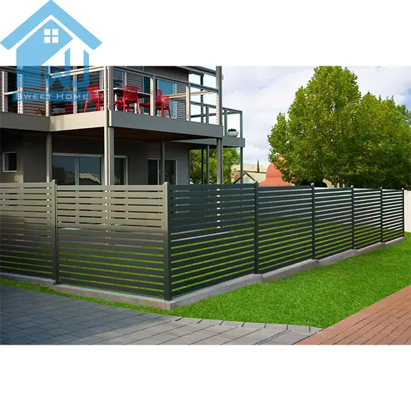 Однодверные железные ворота, современный дизайн, однолистный садовый алюминиевый забор, дешевый уличный собачий забор