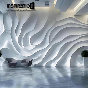 Art Museum Interior Gypsum GRG Panel Wall Cladding 3d Wall Panel - Product Image 1