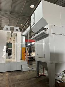 Customized Automatic Powder Coating Chamber Walk-In Powder Painting Spray Booth With <strong>Big</strong> <strong>Cyclone</strong>