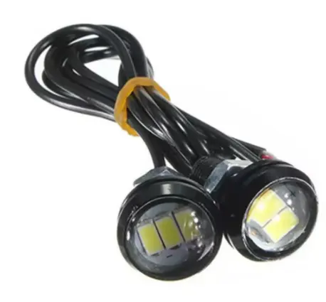 UNJOYLIOD Conduziu a Lâmpada Do Carro Luz de Nevoeiro Olho de Águia 5630 5730 3SMD Auto Levou luz de Nevoeiro 880 881 9005 9006 Bulbo Volts 12