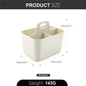 2024新设计的储物盒，带手柄可堆叠PS家用整理器 - Product Image 2