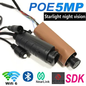 5MP摄像机WiFi 6无线迷你DIY摄像机模块POE运动检测RTSP P2P 512G sd卡蓝牙连接安全 - Product Image 2