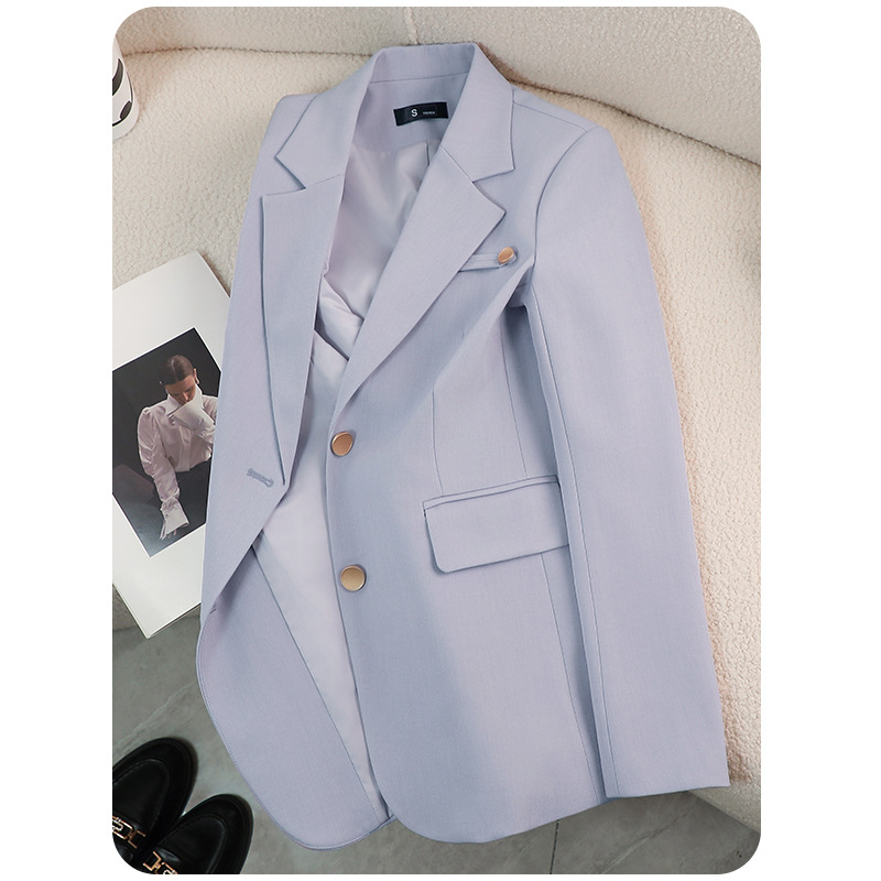 purple suit