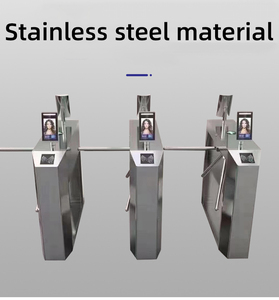 Fabrik preis 304 Edelstahl-Sicherheit RFID-Karte QR-Code-Leser Zugangs kontrolle Dreiarmiges Stativ-Drehkreuz tor mit kostenlosem SDK - Product Image 5