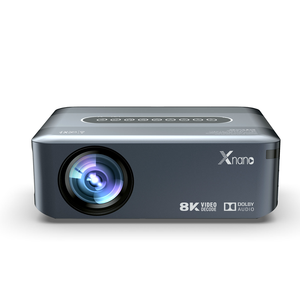Xnano X1 Android 9.0 Amlogic T972 proiettore Wireless intelligente 8K decodifica 5G Wifi 2GB DDR3 16GB BT telecomando 1080p LCD BT5.0 - Product Image 1
