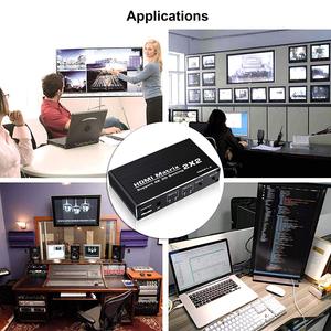 V2.0 <strong>HDMI</strong> 2x2 <strong>HDMI</strong> <strong>Matrix</strong> (3D 4K*2K@60Hz HDCP2.<strong>2</strong>) + Dual Audio Extractor - Product Image 6