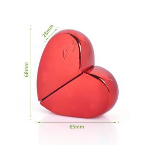 Hình Trái Tim Thủy Tinh Xách Tay Chai Nước Hoa Với Phun Đảng Ủng hộ 25Ml Refillable Rỗng Atomizer Du Lịch Sử Dụng - Product Image 3