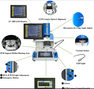 <strong>WDS</strong>-700 Mobile BGA Rework Station with Automatic Heating Temperature Zones - Product Image 4