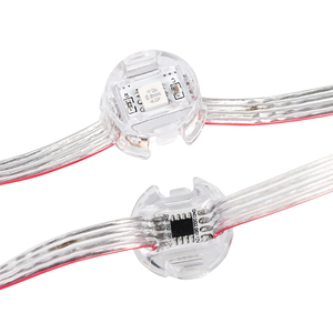 5V 12v 20mmカラフルな単色ホワイトRGBアドレス指定可能なマジックICコントロールGS8208GS8206LEDピクセルストリングモジュールライト - Product Image 1