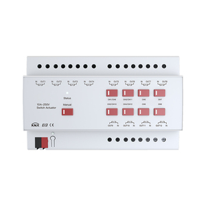 KNX System 4/6/8/12/16/24 Stromkreise 10A Multifuctuion Actuator Dimmer Schalter für Szene