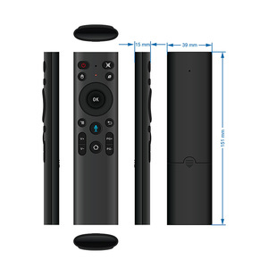 Ricevitore wireless a 17 tasti Q5 + telecomandi due batterie AAA mouse ad aria vocale telecomando intelligente per android tv box - Product Image 4