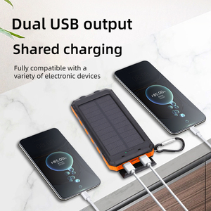 10000mah כפול usb פלט בנק חשמל תואם מגוון רחב מכשירים אלקטרוניים ליתיום סולארית דור חדש avariety אלקטרונית