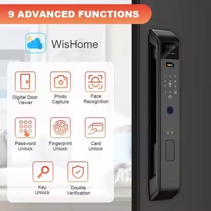 Sıcak satış Wishome App dijital dokunmatik elektronik akıllı kapı kilitleri açık akıllı kilit ile parmak izi - Product Image 2